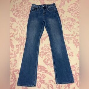 Old Navy High Rise Kicker Bootcut Blue Jeans Women’s size 2